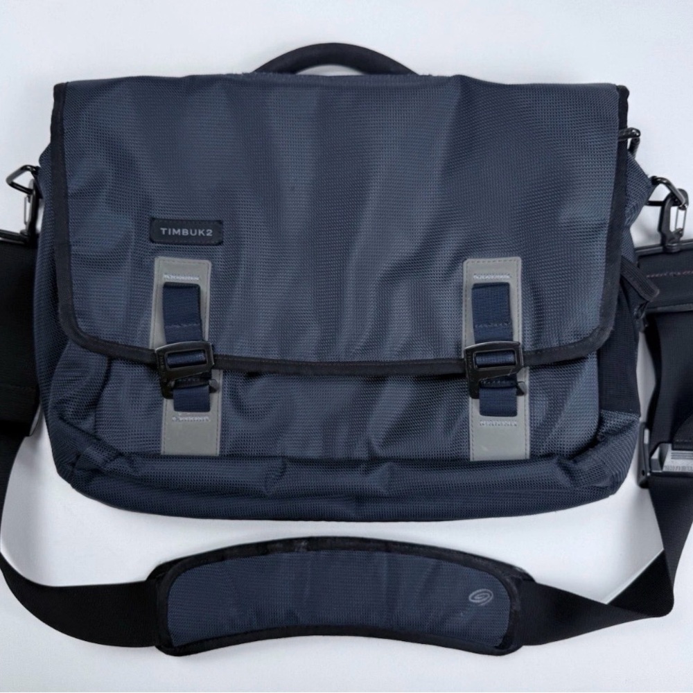 Timbuk2 Navy and Gray Messenger Bag